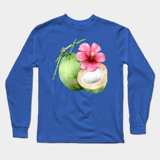 Coconut Flower Long Sleeve T-Shirt